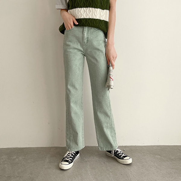 Pig semi-wide pants C013037