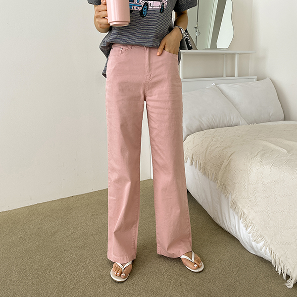 Denny Long Wide Cotton Pants