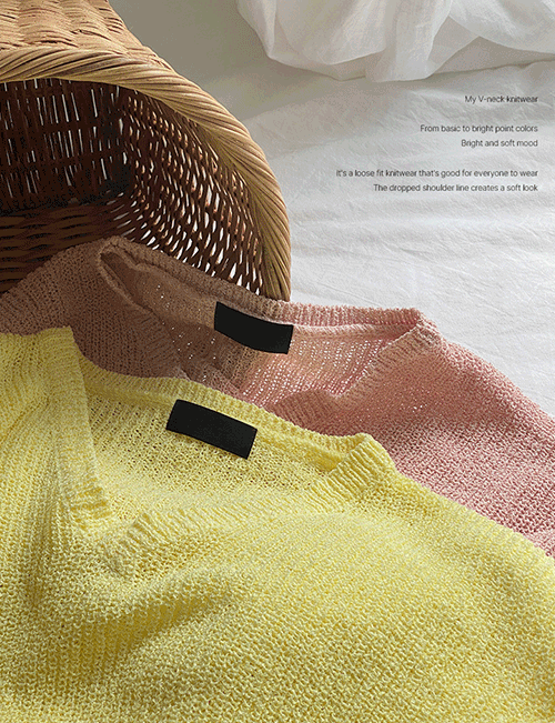 My Hachi V-neck Knitwear