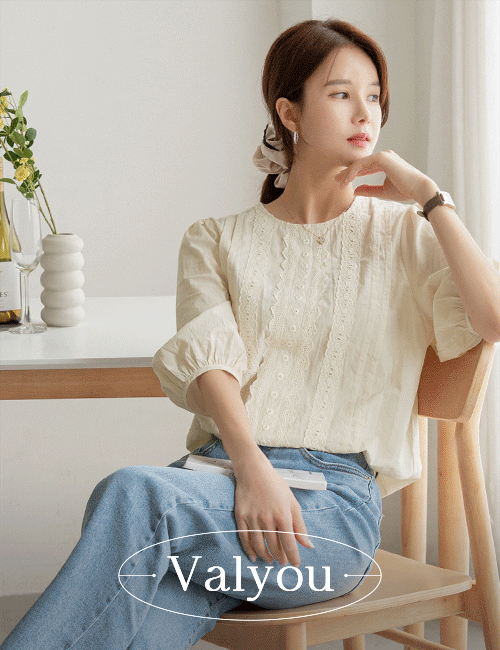 [valyou] Prin lace blouse Korea