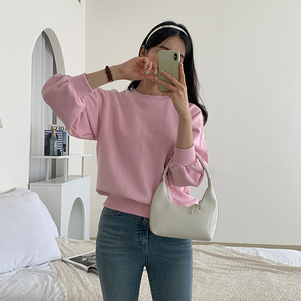 [valyou] Pring washing 3/4 sleeve sweatshirt