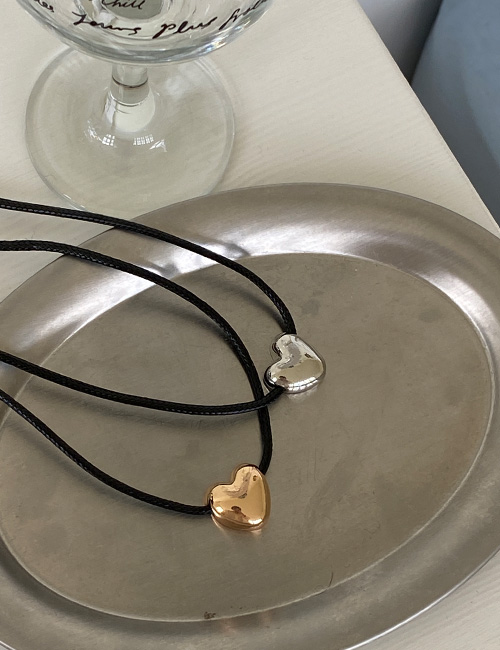 Heart pendant necklace Korea