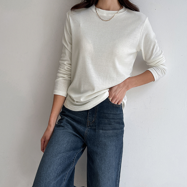 [valyou] Everyday wear fleece lined T-shirt