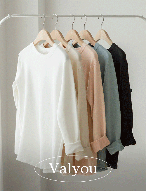 valyou_High-round T-shirt MA09274 Korea