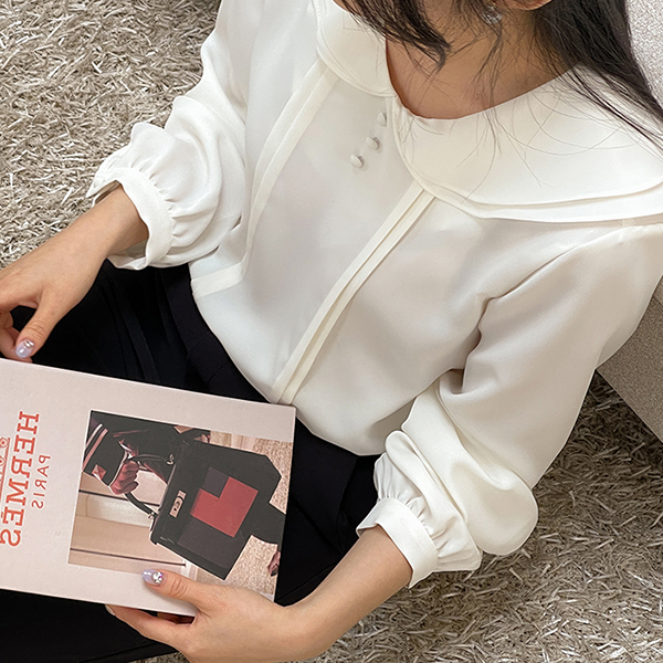 [valyou] Anna Double-Layered Frill Blouse