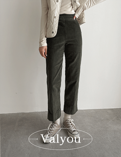 Semi-Wide Corduroy Pants MA09263 Korea