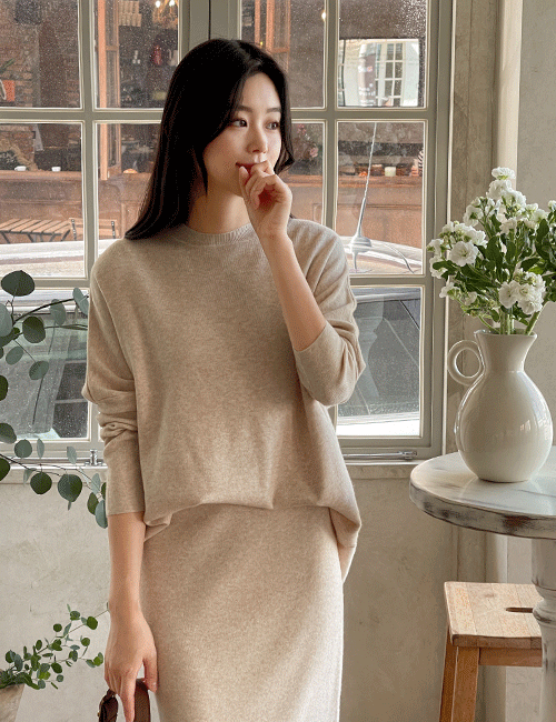 simple Soft Knitwear Korea