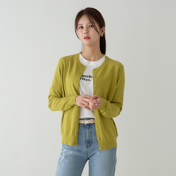 [valyou] Soft touch R Cardigan(Spring)