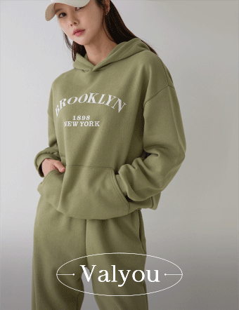 [valyou] Brooklyn Printed Hood Set Korea