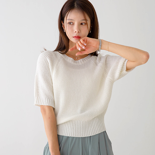 Merry Round Short-Sleeved Knitwear