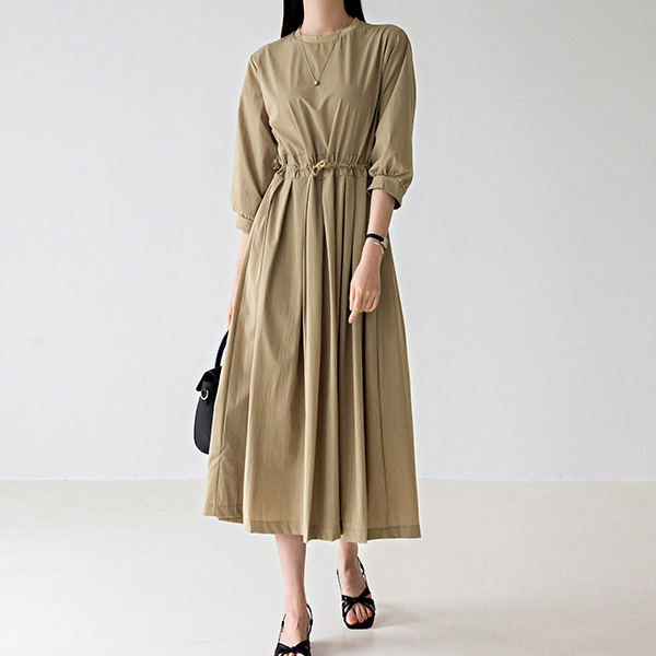 Mona String 3/4 sleeve dress