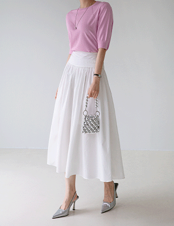 Slosh Round Short-sleeve Knitwear Korea