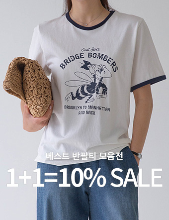 [1+1]Best Short-sleeve T-shirt Collection Korea