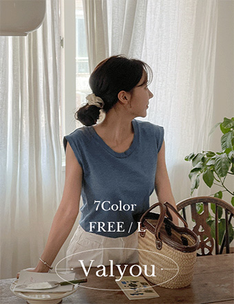 [valyou] Weekly Sleeveless T-shirt Korea
