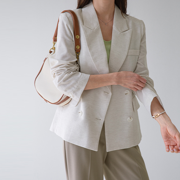 Linen Cool Double Button Jacket