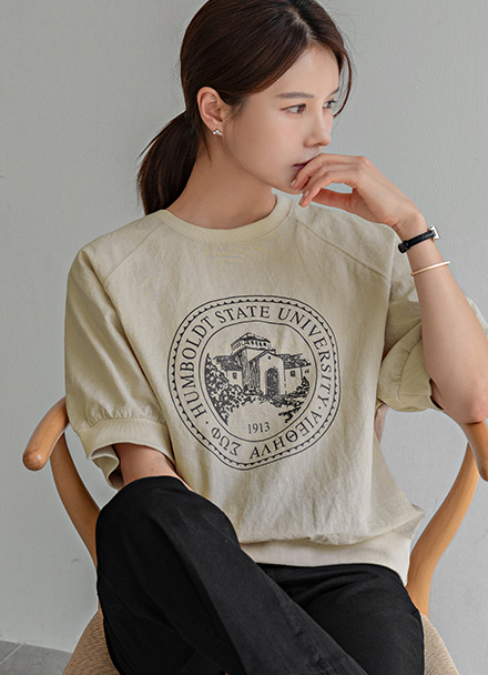 Linen House Raglan Sweatshirt Korea