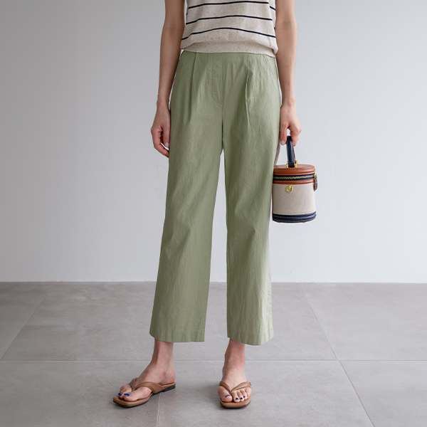 Perfect Cotton Pants 56ver (Linen Pintuck Baggy)