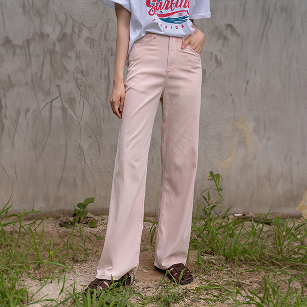 [Special Sale] Cool Slosh Color Straight Pants