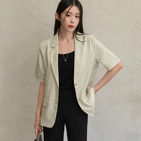 [valyou] Short-sleeve Tension Jacket
