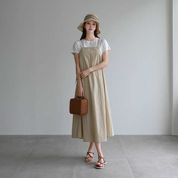 Side String Dress Set