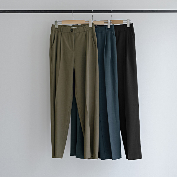 Autumn Pintuck Banding Slacks