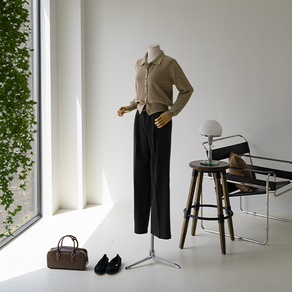 Autumn Pintuck Banding Slacks