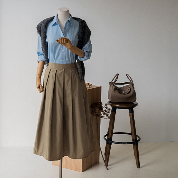 Autumn Premium Pleated Skirt
