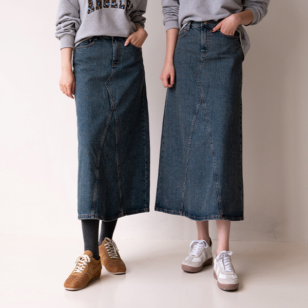 Perfect Denim Skirt (Incision A-line)