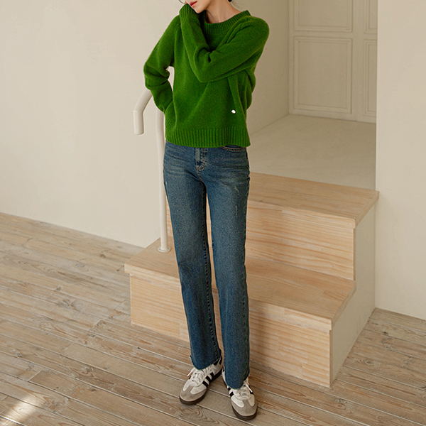 Perfect Pants 35ver (fleece-lined semi-wide)