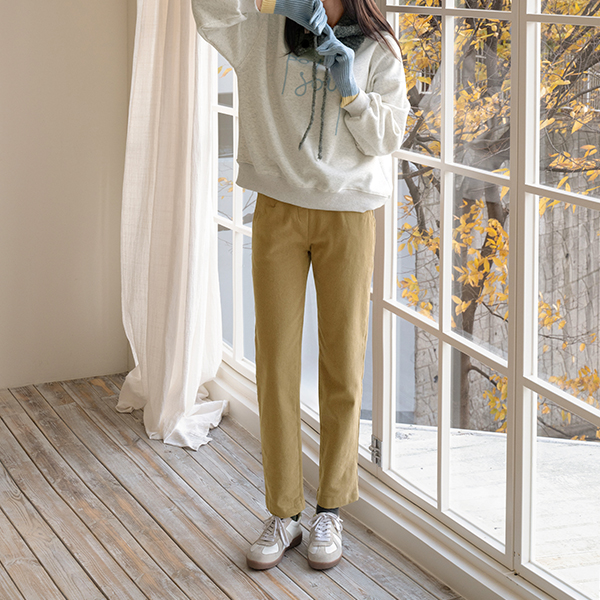 Joy fleece lined Baggy Cotton Pants