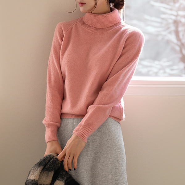 Rorea Basic Turtleneck Knitwear