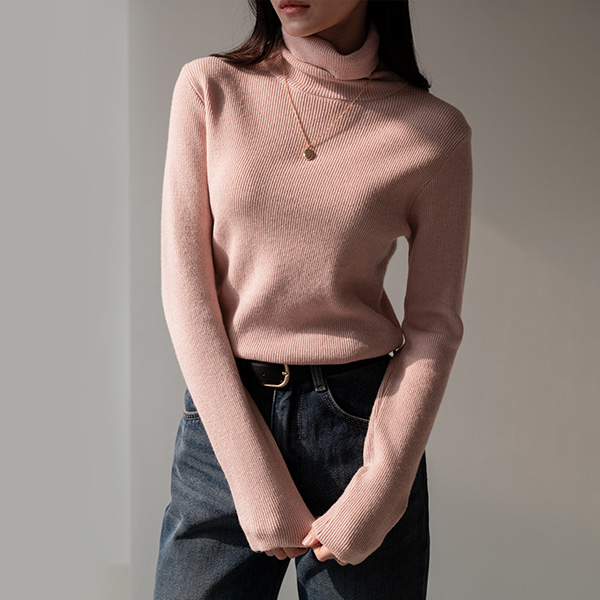 Soft Wool Basic Turtleneck