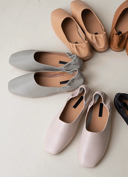 No.1 Square Flat Shoes Korea