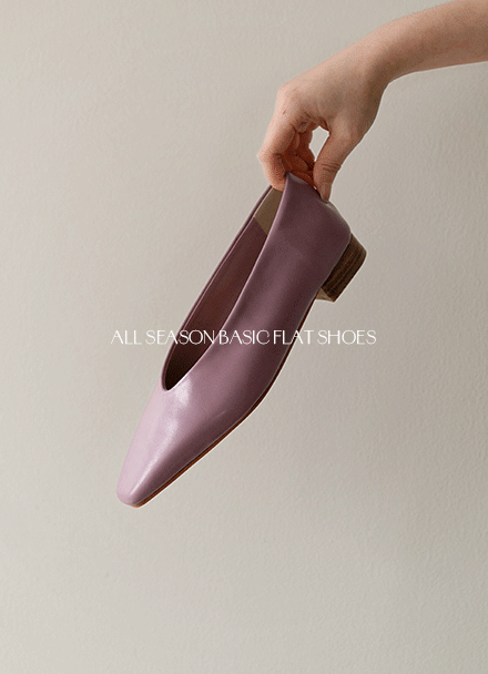 All Season Basic Flat Shoes Korea