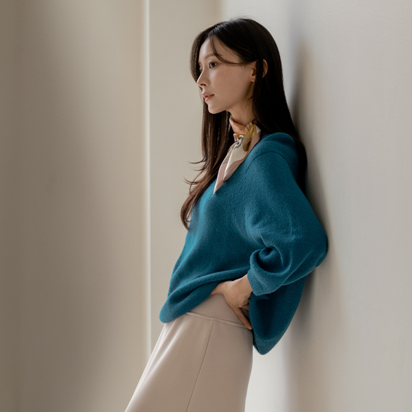 홀가먼트 캐시 Knitwear