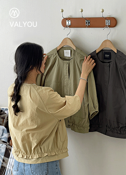 [valyou] Clara 3/4 sleeve Jumper Korea