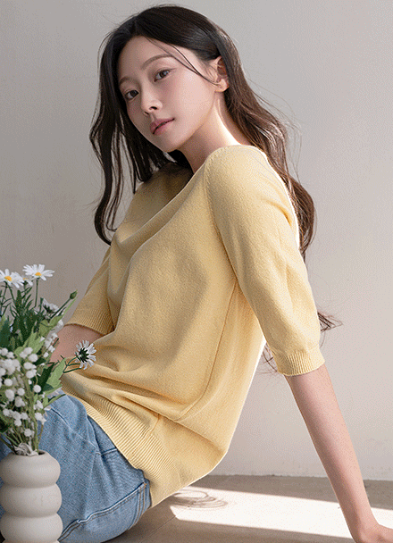 Moment Short-sleeve Knitwear Korea