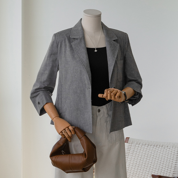 Or Stitch Linen Jacket