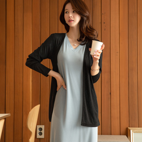 valyou_Line Summer Cardigan