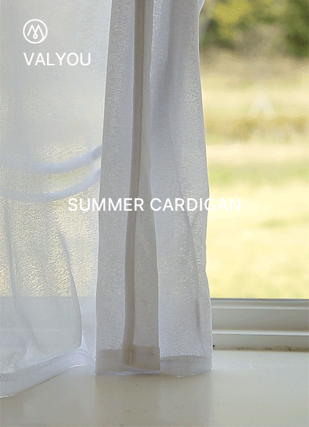 valyou_Line Summer Cardigan Korea