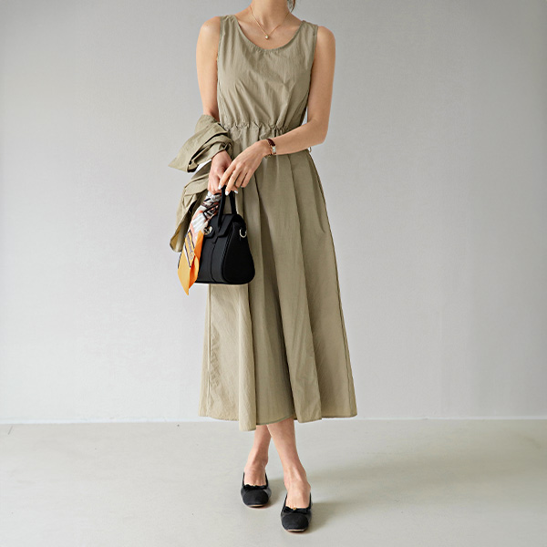 [valyou] Windy Rustle Dress Jacket Set