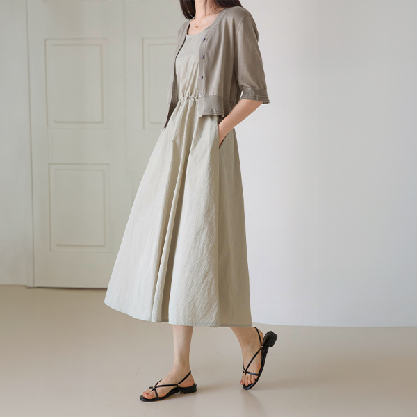 [valyou] 프레시 Cardigan Dress Set