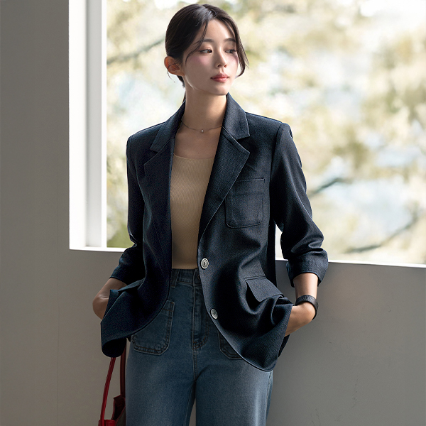 Renee 3/4 sleeve Linen Jacket
