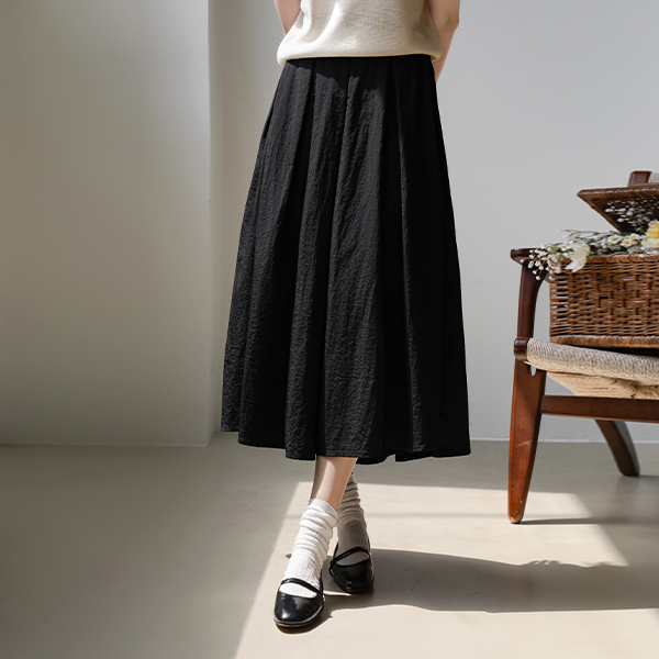Rustling A Flare Skirt