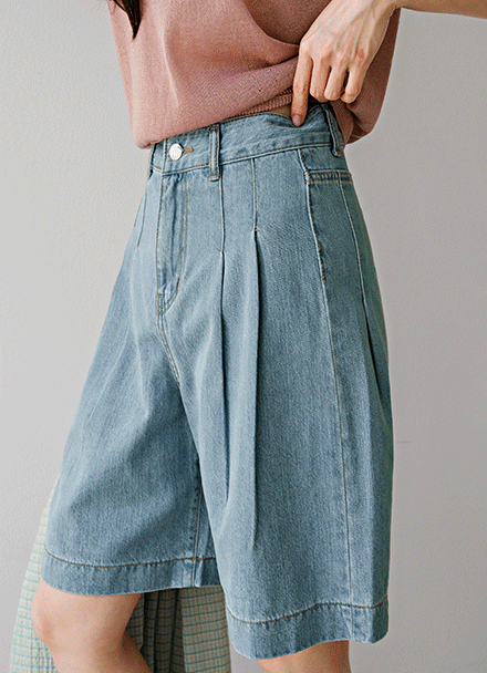 Soda Front Wrinkle Stitch Pants Korea