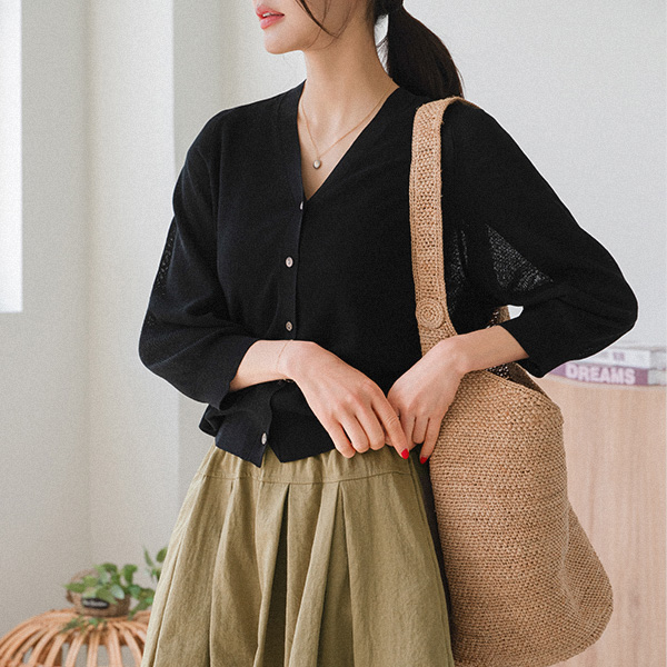 Cool Summer Laving 3/4 sleeve Cardigan