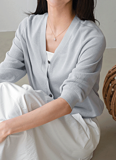 Cool Summer Laving 3/4 sleeve Cardigan Korea