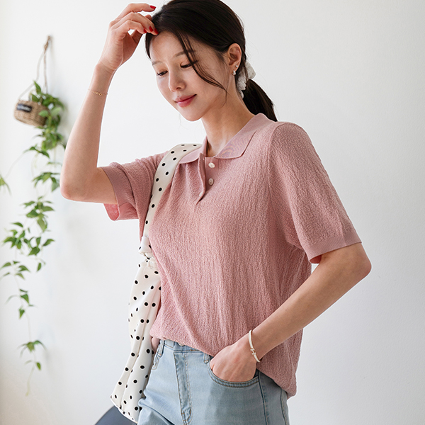 Joy Tencel Collar Knitwear