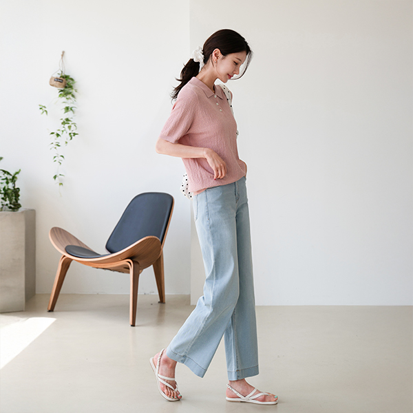 Joy Tencel Collar Knitwear