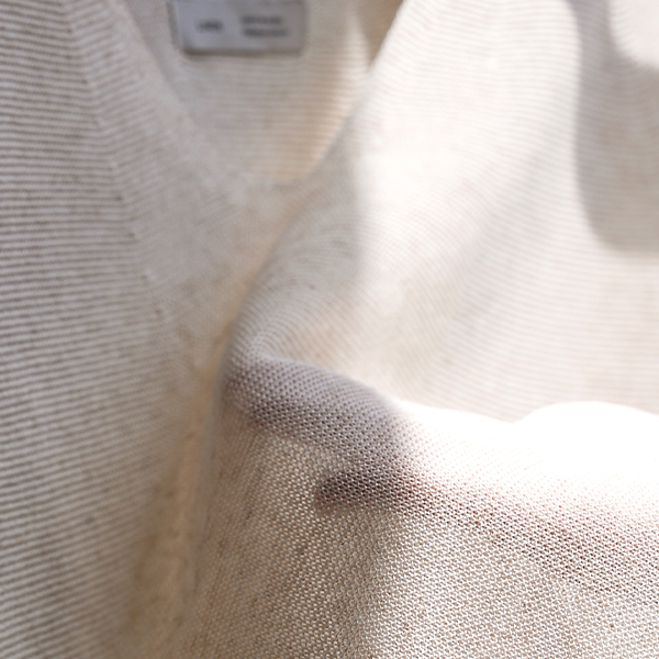 Holament Linen V-neck Cap Sleeve Knitwear